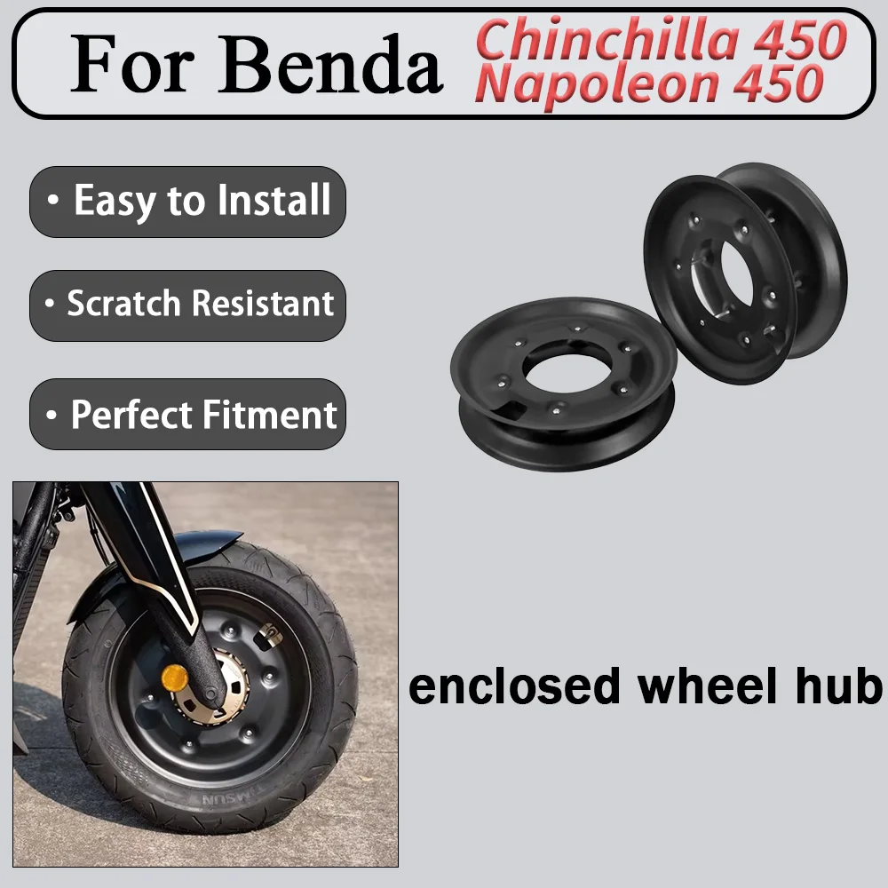 For Benda Chinchilla450/Napoleon 450 retrofit closed hubcap trims accessories non-destructive straight fit
