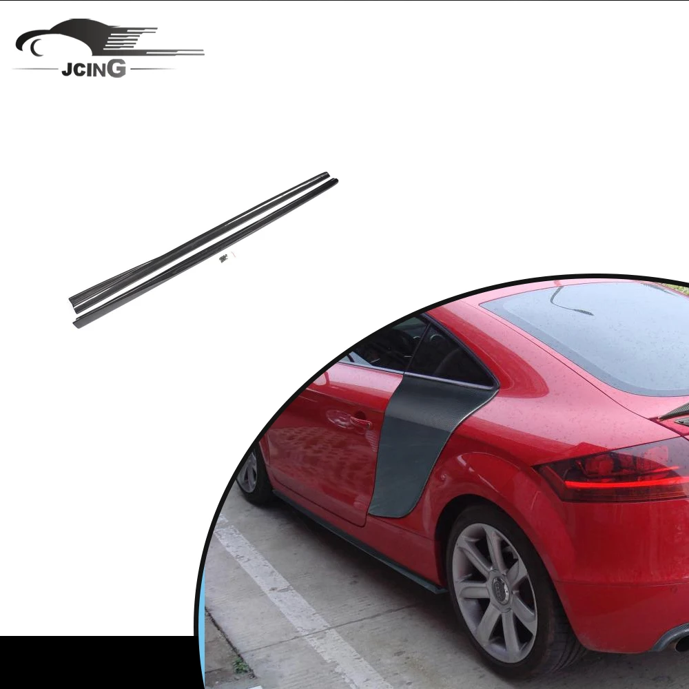 

Carbon Fiber Side Skirts Extensions For AUDI TT 8J MK2 Coupe 2-Door 2008-2011