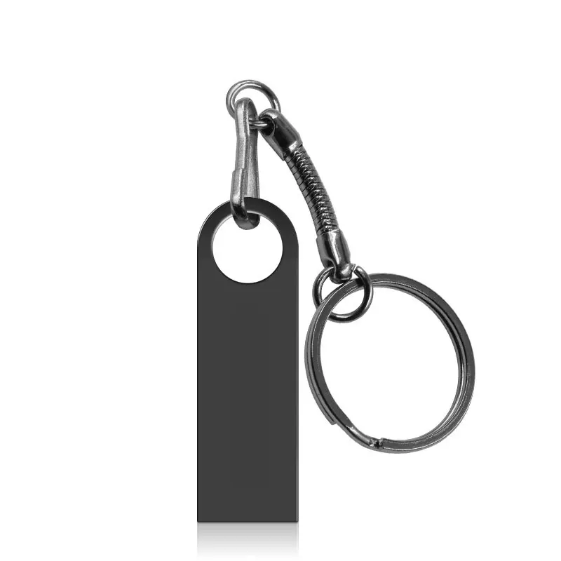 Waterproof usb flash drive pen drive 8GB 16GB 32GB 4GB 64GB 128GB Metal pendrive Card Memory Stick Drives u disk with key ring view 2