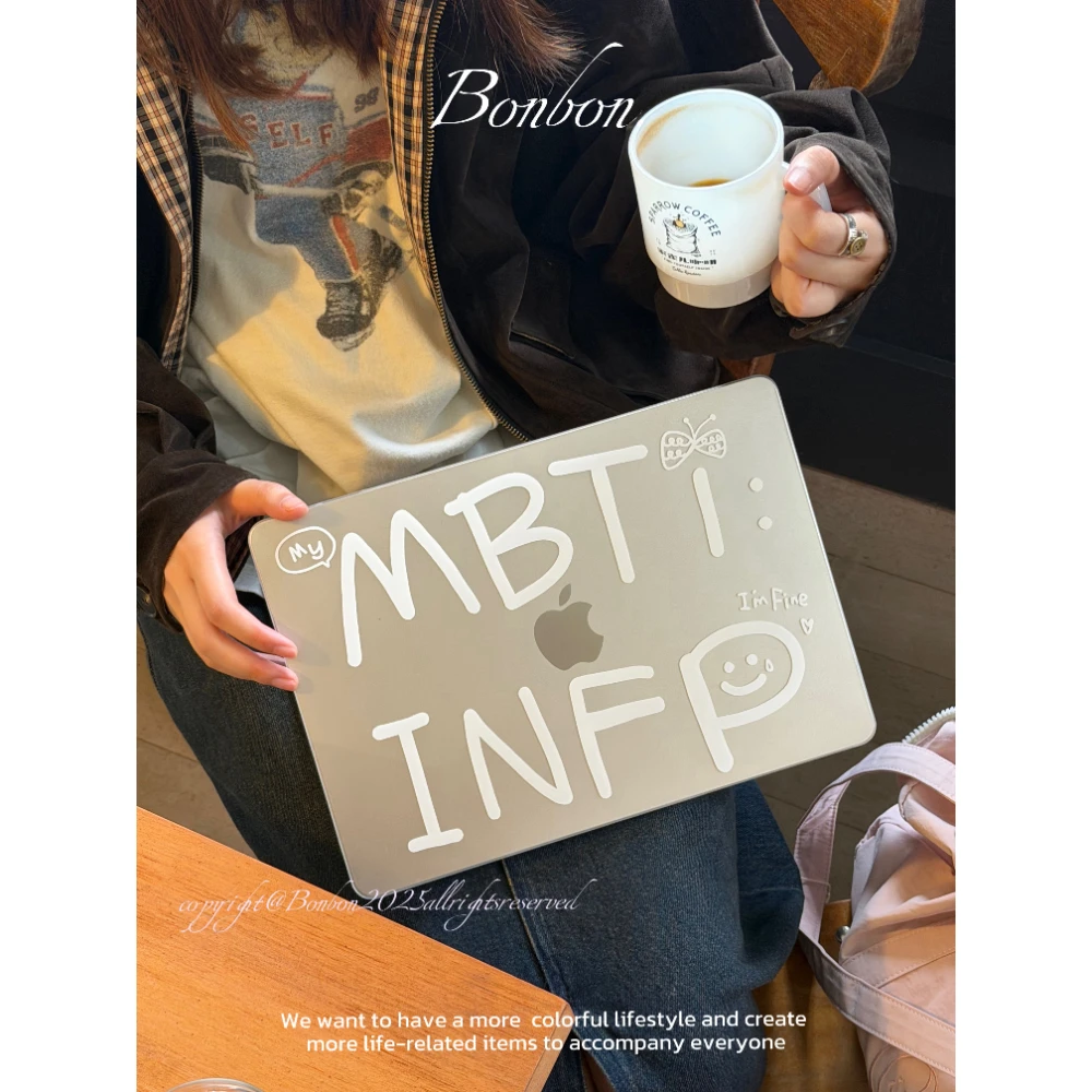 MBTI ~INFP Series Laptop Case For Macbook Neo Air 13 15 Pro 13 14 16 M1 M2 M3 M4 M5 Chip Hard Cover For Mac Book Protective Case