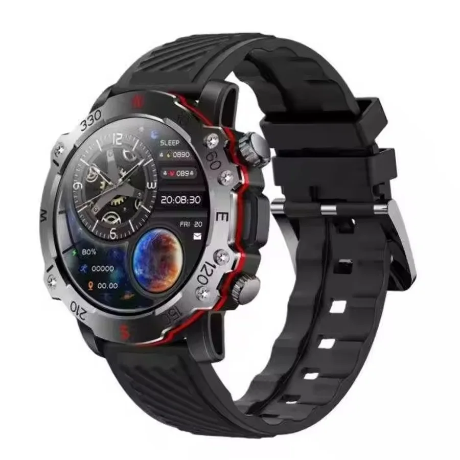 

Sport Watch 300MAH Heart Rate Blood Pressure ECG BT Call 1.5" GPS Track Smart Watch for Men