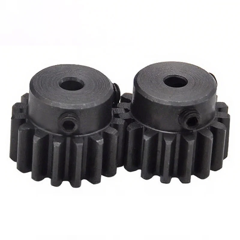 Spur Gear Pinion 1.5 Mod 15T 20T 25T 30T 40T 50T  Bore 5mm-25mm  1.5 Module 45# Steel Major Gear CNC Gear Rack Transmission RC