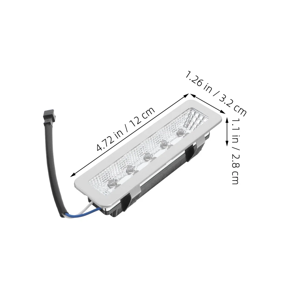 หลอดไฟ LED สำหรับเครื่องดูดควัน 2 ชิ้น แบบสองแถว สว่าง กันน้ำ ใช้แทนหลอดไฟเดิม สำหรับไฟแสดงสถานะเครื่องดูดควันในครัว และไฟท้ายรถพ่วง