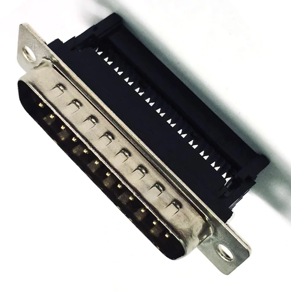 معدن D سبليت قواطع ثقب موصل ذكر محول ، DB25 ، DB9PIN ، 2 صفوف من 5 قطعة