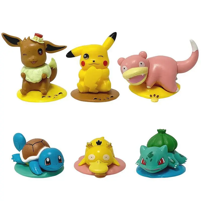

Pikachu Squirtle Magnetic Action Figures 6 Styles Pokemon Toy Set Wholesale