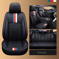 Universal Car Seat Covers PU Leather Car Seat Cushions Four Seasons Breathable Mats Front/Back Seats Protective Pads Auto Goods