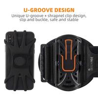 New Wristband Phone Holder 360°Rotatable Universal Sports Wristband for Smartphone Running Armband for Hiking Biking Walking