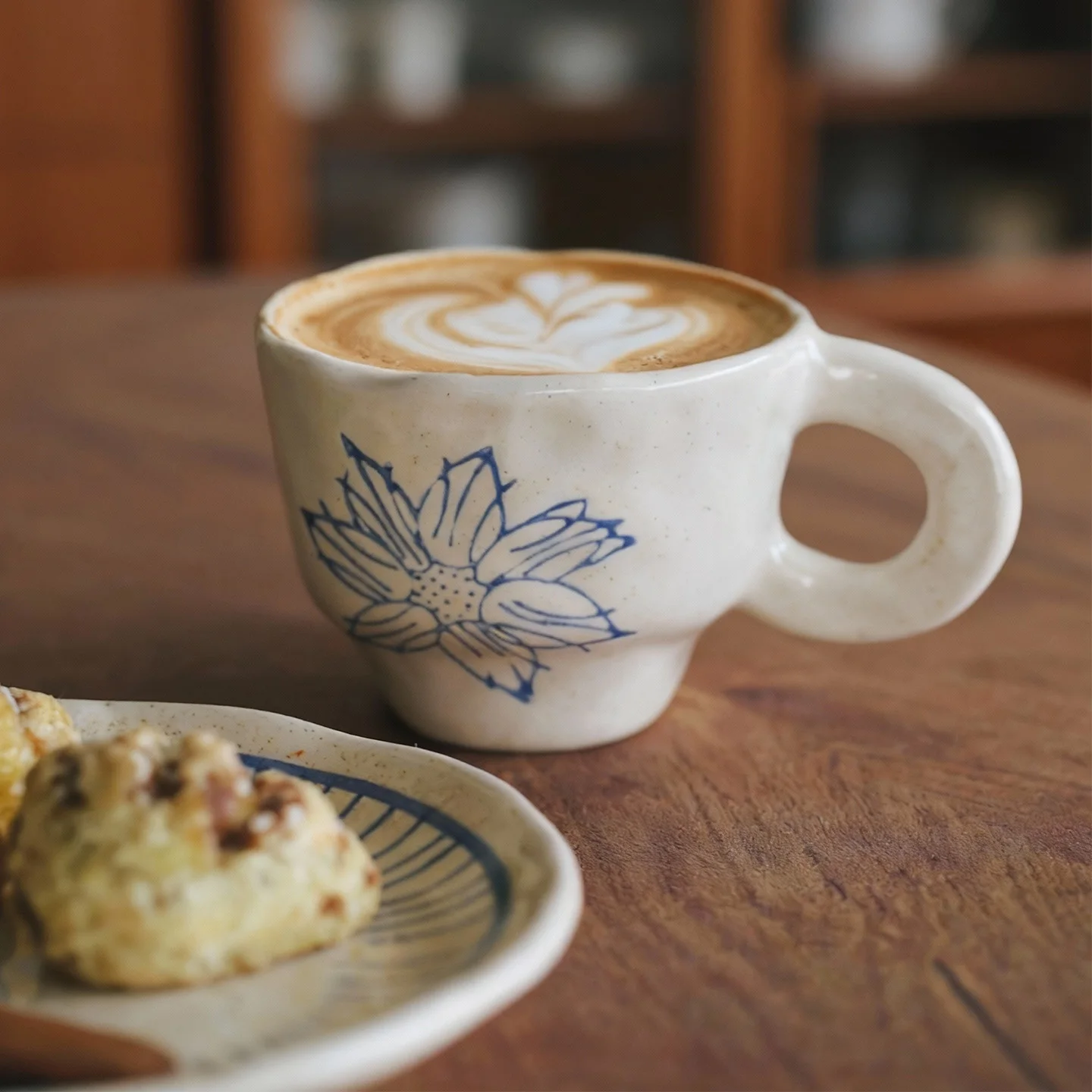 

Zeteng Home Hand-Painted Cerc Coffee Cup Korean Artistic Simple New Model Espro Mocha Latte ternoon Tea Breakfast Cup