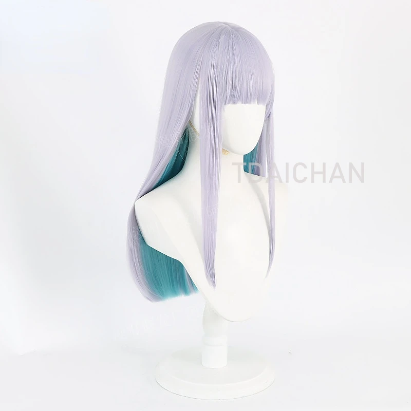 Anime Aharen San Wa Hakarenai Aharen Reina Cosplay Wig Light Purple Long Hair Halloween Party Cos Props Hairpins Girl Gift