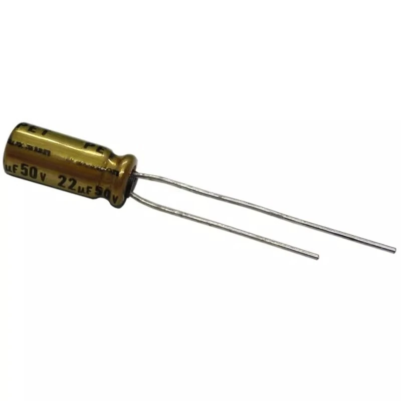 For Nichicon FW 22uF 50v gold Audio Enthusiast Imported Electrolytic Capacitor 5*11 200pcs