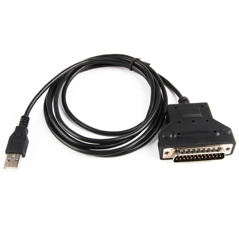 USB To DB25 Male Old-fashioned Printer Cable Electronic Scale Data Cable Machine Tool RS232 CP2102