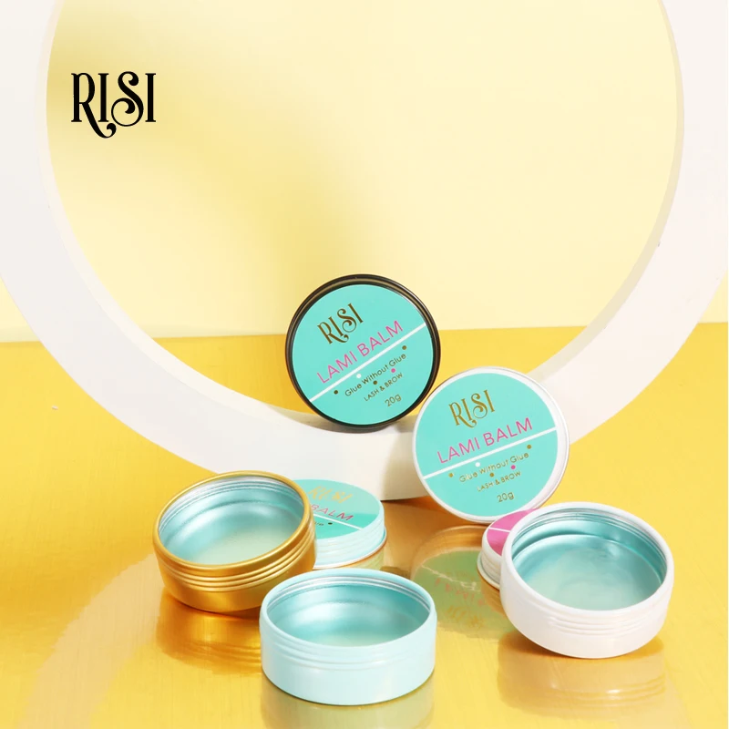 Free RISI Cherry Lash Glue Balm Lami Glue Balm Non Irritation Glue Balm Lash Lifting Strong Sticky Lami Glue Balm Lashlifting