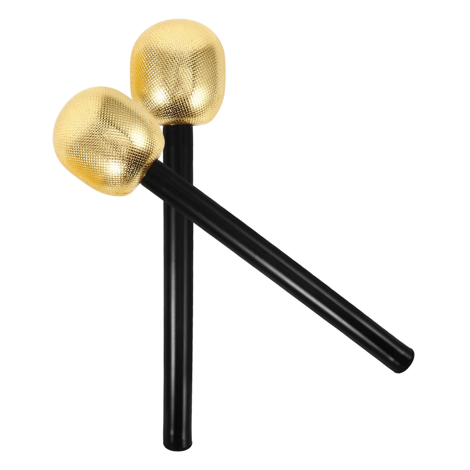 

2 Pcs Fake Microphone Props Realistic Child Simulation Role Play Halloween Party Toy Musical Instruments ABS Kids Singing Dance