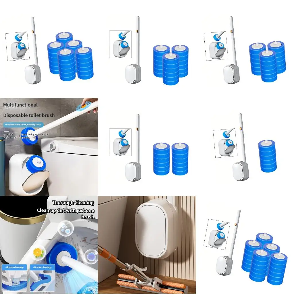 

Sustainable Throw Away Toilet Cleaner with 5 Layer Deep Cleaning for Bathroom