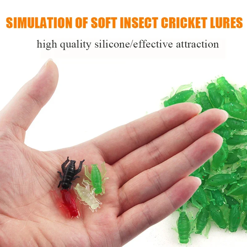 Soft Bait 50Pcs Lig…