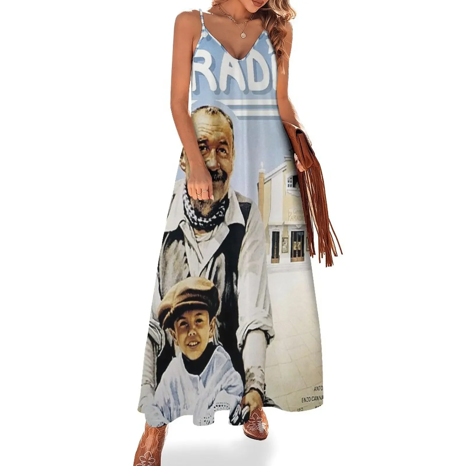 

Cinema Paradiso movie Sleeveless Dress long dress women Dress for girls evening ladies