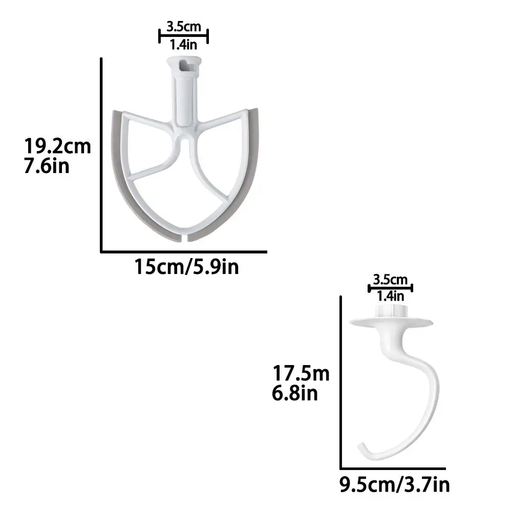 Beater Blade for 5 Quart KitchenAid Bowl Lift Mixer, Dough Hook for KitchenAid 5-6QT Bowl-Lift,  Kitchenaid Aid Stand Mixer