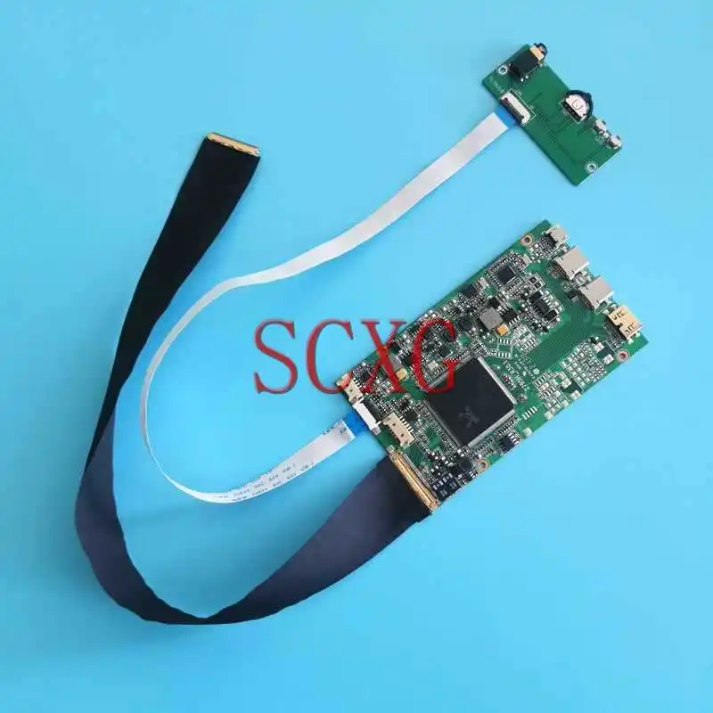 

For B133ZAN02 B133ZAN01 LQ133D1JX31 Laptop Screen 4K Drive Controller Board Mini-HDMI TYPE-C EDP 40 Pin 3840*2160 13.3" DIY Kit