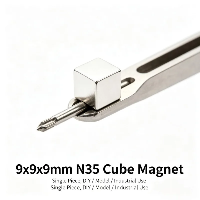 N35 Cube Neodymium Magnet 9x9x9mm 12x12x12mm Large Square Rare Earth Strong Magnets