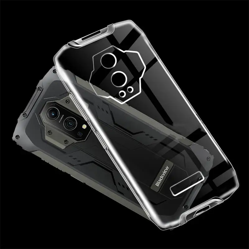 Anti-knock Transparent Phone Case For Blackview BV9300 Case Silicone Soft TPU Cover For Capa Blackview BV9300 BV 9300 6.7\