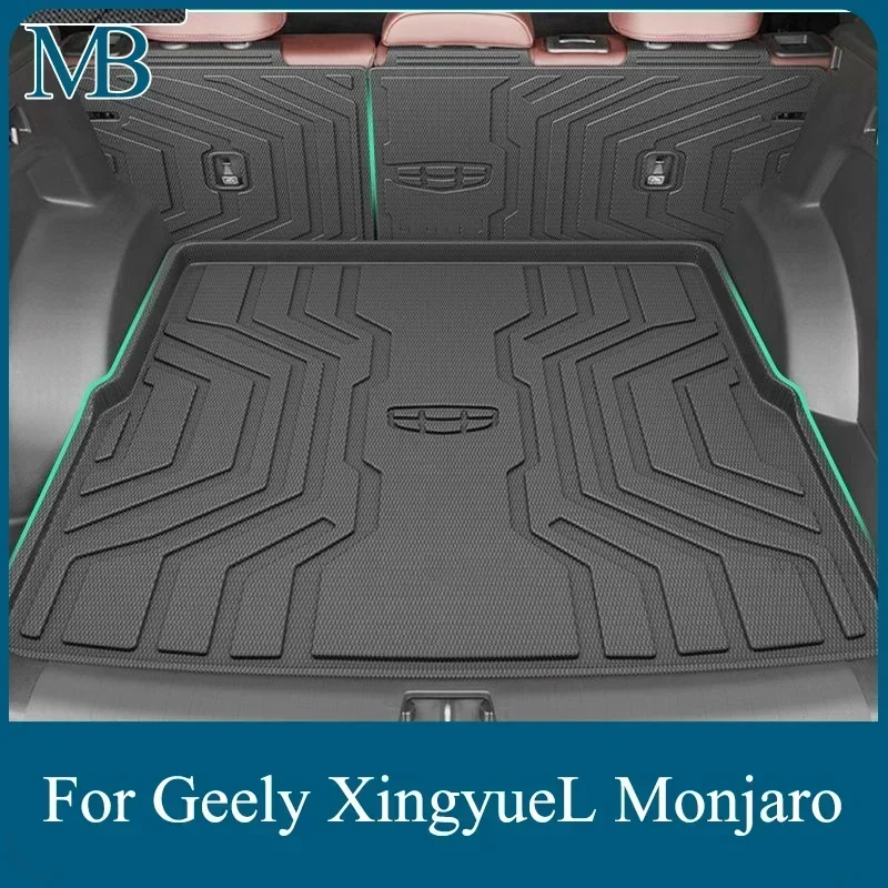 

New Style TPE Car Trunk Mat For Geely Xingyue L Monjaro xingyueL 2024 Accessories Waterproof Dirt Resistant Cargo Liner Pet Mat