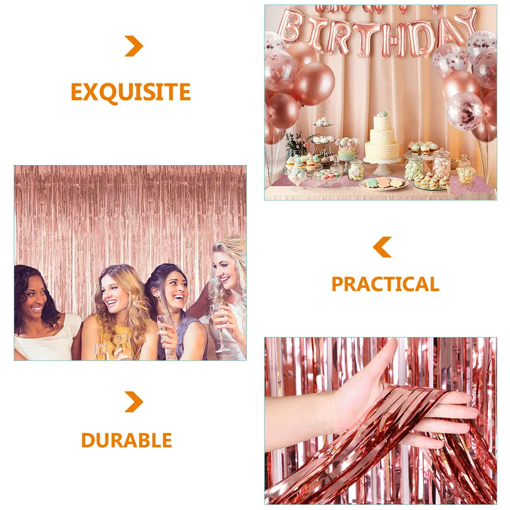 

1 Set Glitter Balloons Aluminum Foil Balloon Happy Birthday Wall Decorations Party Photo Props Birthday Party Supplies Fringe