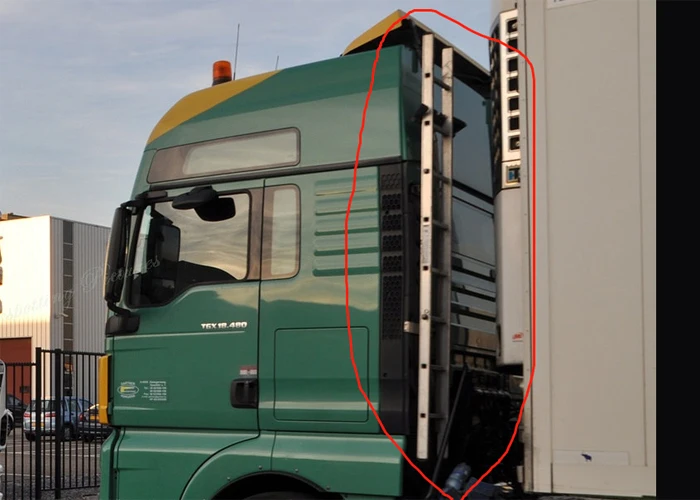 LESU 1/14 Escalera portátil para camión G-6209 adjunta al vehículo Escalera de herramientas Piezas universales extraíbles para camiones de tracción Tamiya