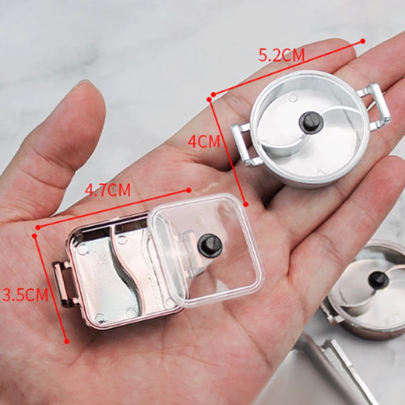 1 قطعة دمية صغيرة إناء/ قدر طبق عشاء المطبخ الصيني خزفي المطبخ تجهيزات المطابخ موضة بيت الدمية اكسسوارات الأثاث اللعب