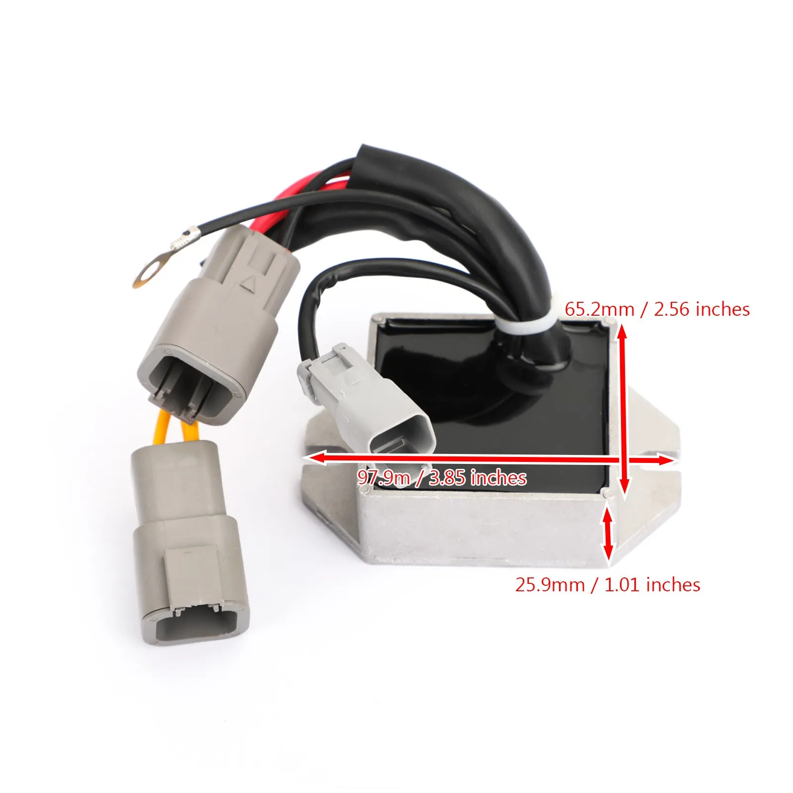 Artudatech Voltage Regulator for Ski-Doo 600 HO SDI Repl # 515176243 515175717 515176023