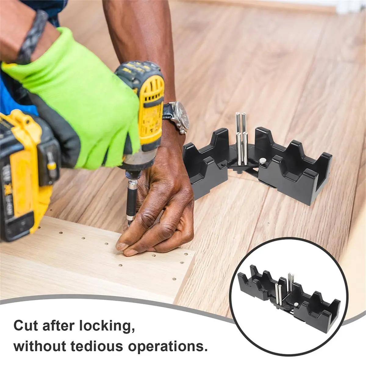 1 Miter Measuring Cutting Tool for Carpentry & Plumbing, ABS & Stainless Steel for Error-Free Diagonal Cuts