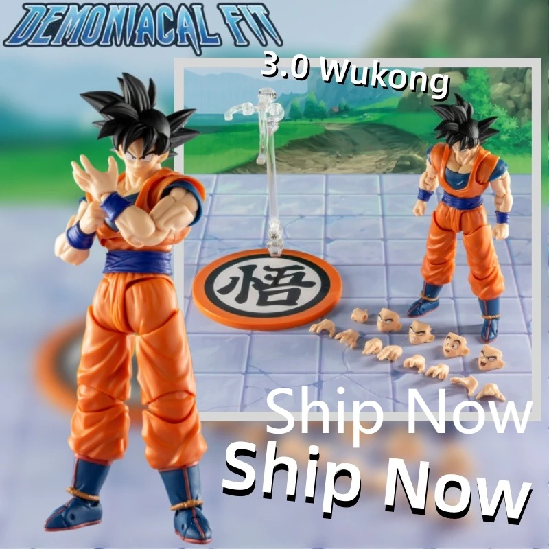 【Envio 24 horas】Demoniacal Fit Dragon Ball SHF [Forever Martial Artsman] 3.0 Sun Wukong 1/12 Figuras de ação Figuras Presentes