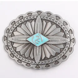 Indian Indigenous Tribal  belt buckle Belt DIY accessories Western cowboy style Smooth belt buckle  Punk rock style k9