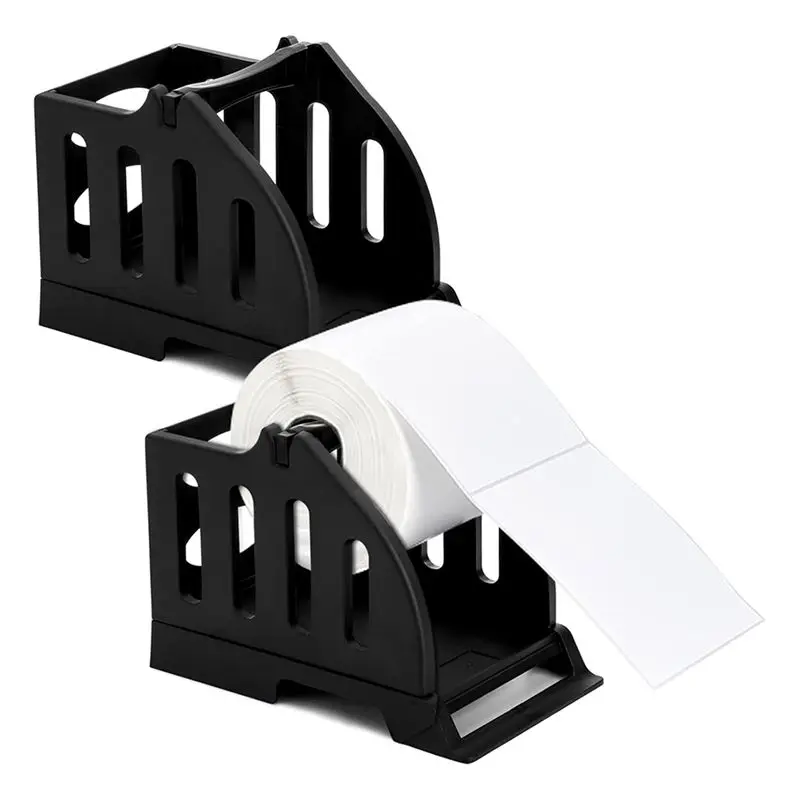 Superior-Label Roll Holder For Rolls And Fan-Fold Labels For Stack, Thermal Bar Code Sticker, Office