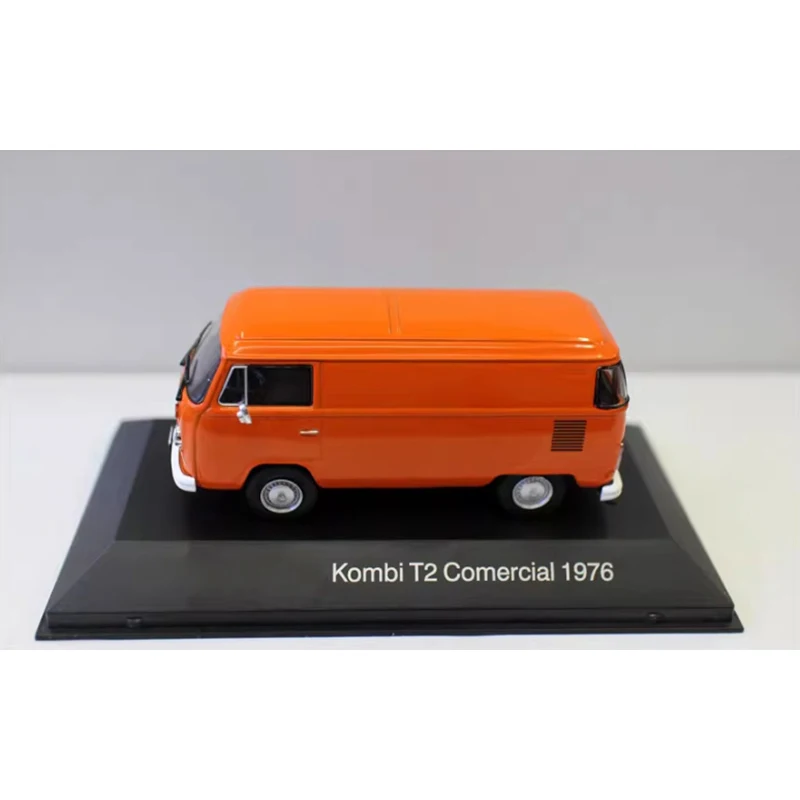 دييكاست 1: 43 مقياس 1976 ريترو فولكس فاجن كومبي T2 التجارية فان حافلة محاكاة سبيكة سيارة نموذج هدايا العيد اللعب