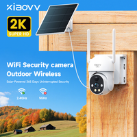 6MP P6 Plus 2K WiFi security solar cameras Wireless 2-lens Solar Camera with Built-in Battery Video Long Time Standby iCsee