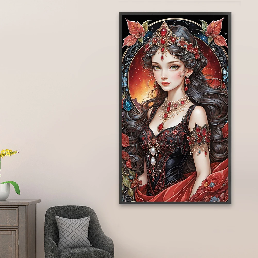 5D fai da te trapano rotondo completo pittura diamante ragazza kit decorazioni per la casa arte artigianale 40x70 cm pittura diamante decorazione della casa regalo di capodanno