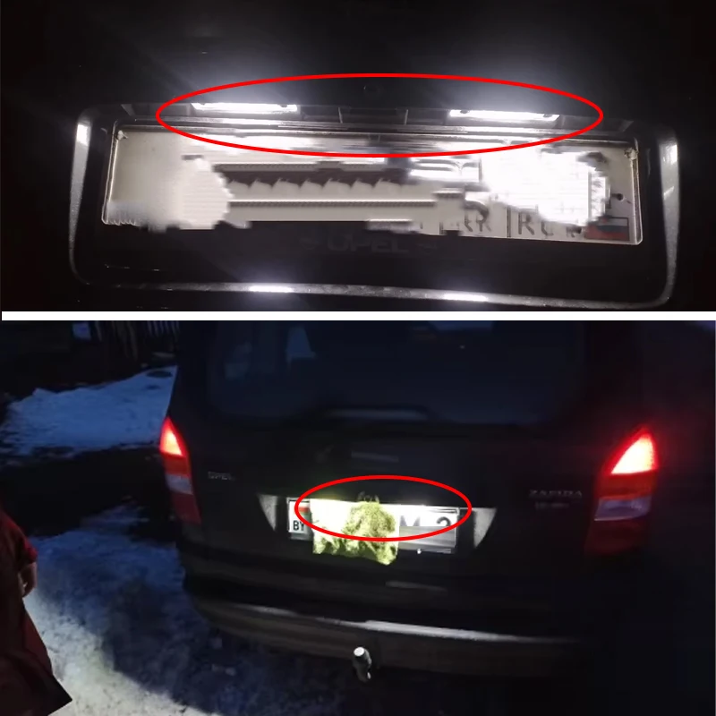 10-20個入り-車用ledリアナンバープレートライト-オペル-アストラf-g-エステート-サルーン-f69-コルサb-オメガa-b-ベクトラb-ザフィーラa-f15用