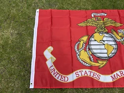Bandera USMC Cuerpo Marines poliéster 90x150 cm decoración hogar