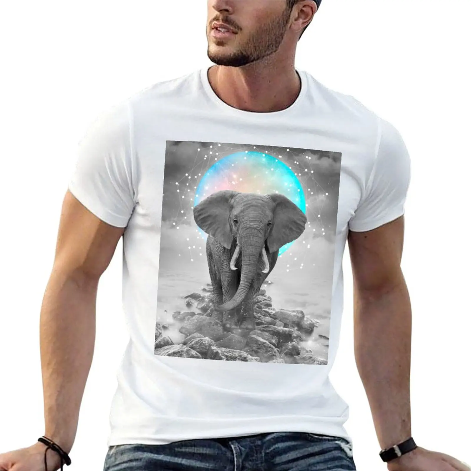 T-shirt Force et courage pour rester seul(e) face aux obstacles, T-shirt pour festival d'été