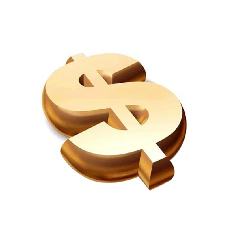 

Дополнительная регулировка цены или стандарта, нет фактических товаров на 1,00 долларов