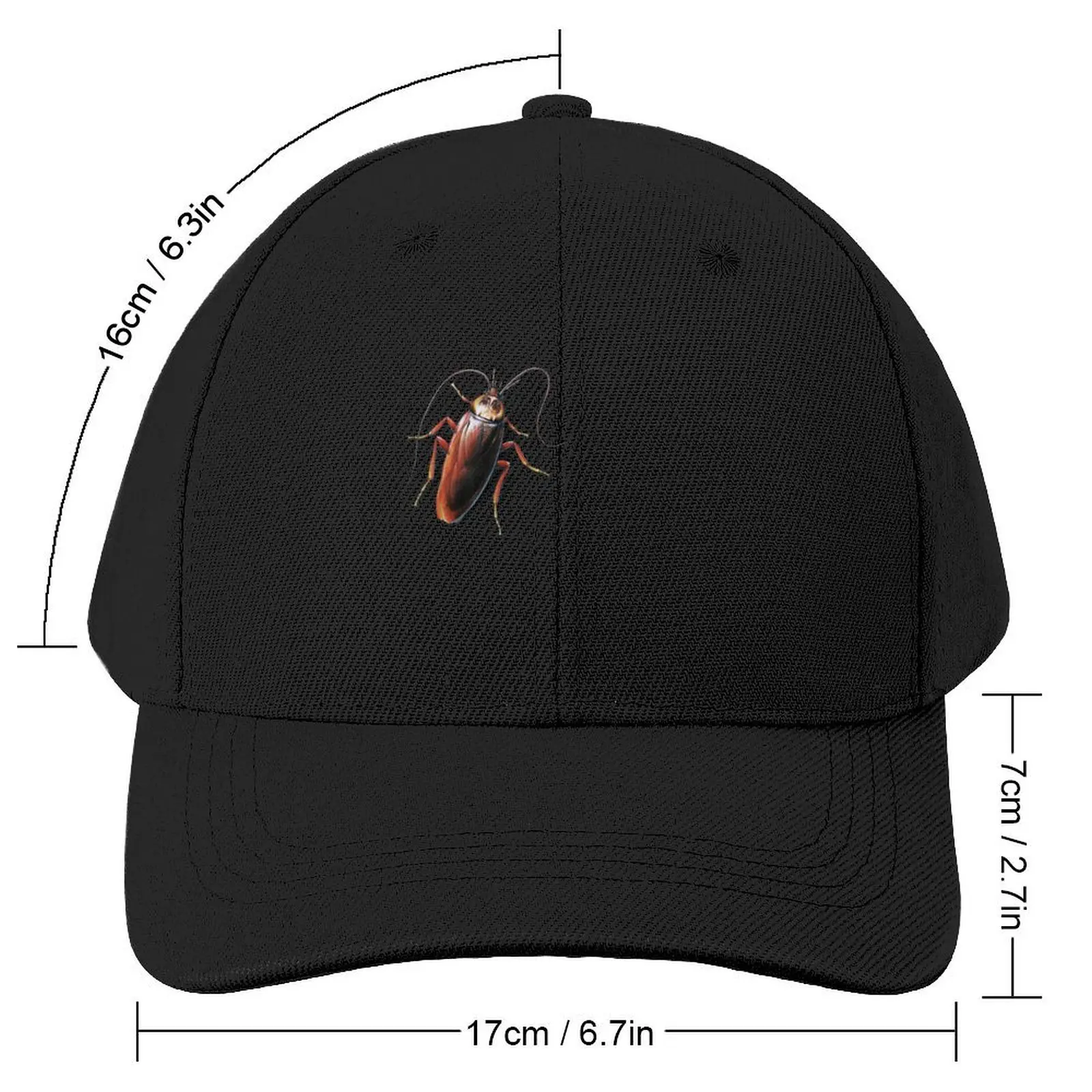 Cockroach Baseball Cap Golf Hat Man Uv Protection Solar Hat Hat Baseball Cap Rave Boy Women's