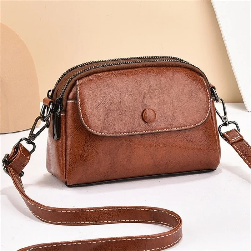 

Модная кожаная женская сумка-мессенджер, элитная роскошная брендовая повседневная повседневная сумка с модным дизайном