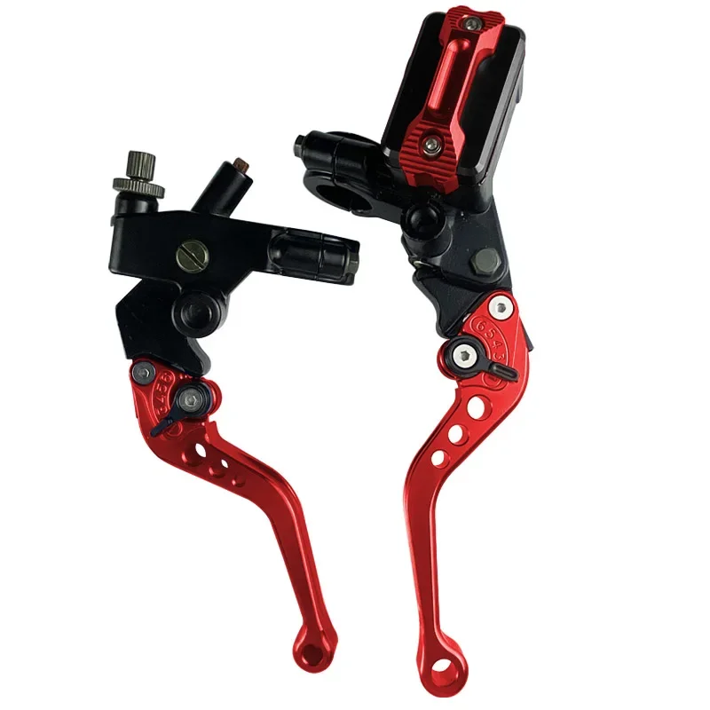 CNC Een Paar 7/8 "22mm Universele Motorfiets Hoofdremcilinder Hendel Kabel Koppeling Reservoir Voor Scooter Sport crossmotor
