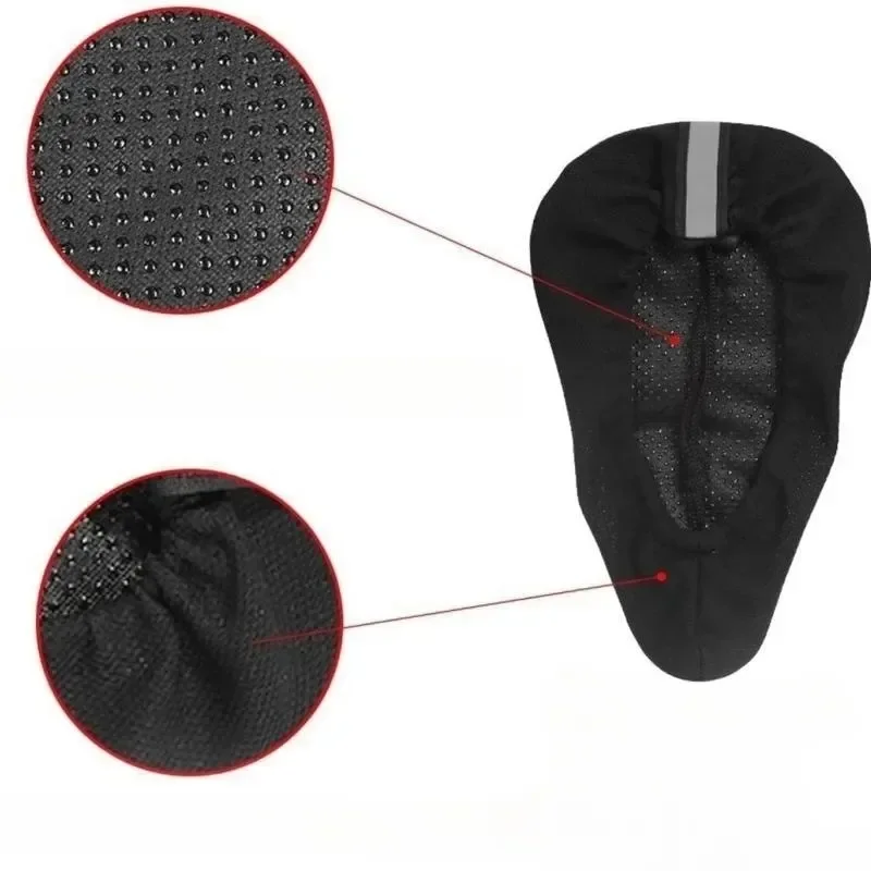 Anti-slip Bicycle Seat Cover 3D Bicycle MTB Cushion Cover Breathable Soft Spong Foam Bicycle Parts Bike Cycling Saddle Cover