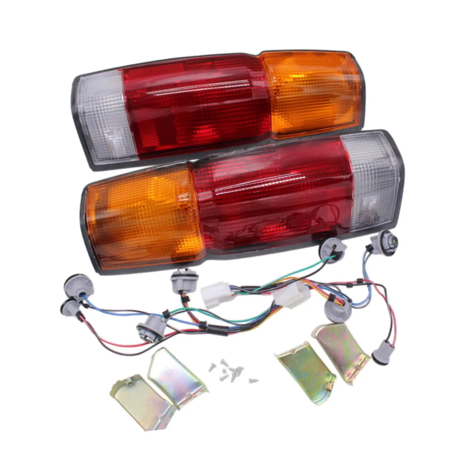 

Automotive Tail Light Assembly Durable Glass Rear Light Set NI2800103 NI2801103 for Nissan Pickup 1986-97