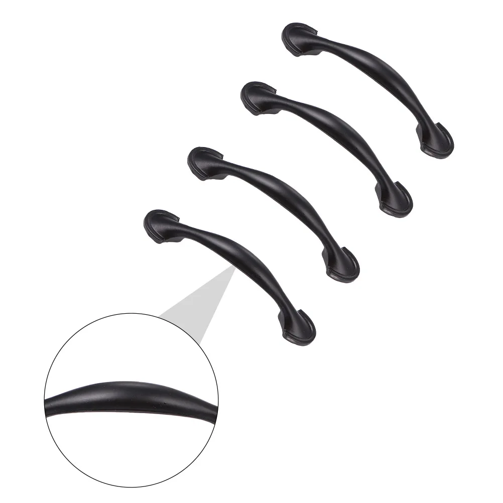 

8 pcs Zinc Alloy Cabinet Handles Wardrobe Door Drawer Pulls Retro Style Durable Door Opener For Kitchen Bedroom Furniture