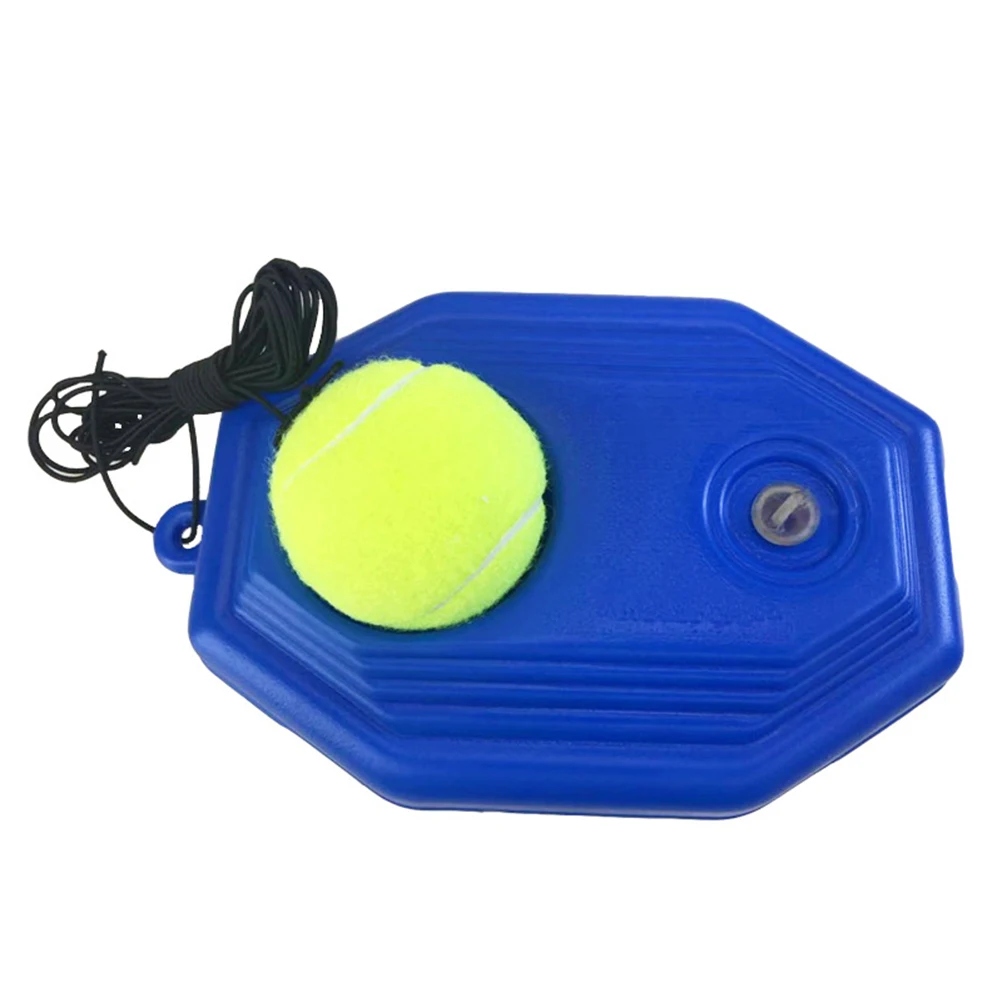 

Single Tennis Ball Trainer Tool Blue Elastic Rope Baseboard Tennis Ball Training Device Portable for Practice Drill Skills