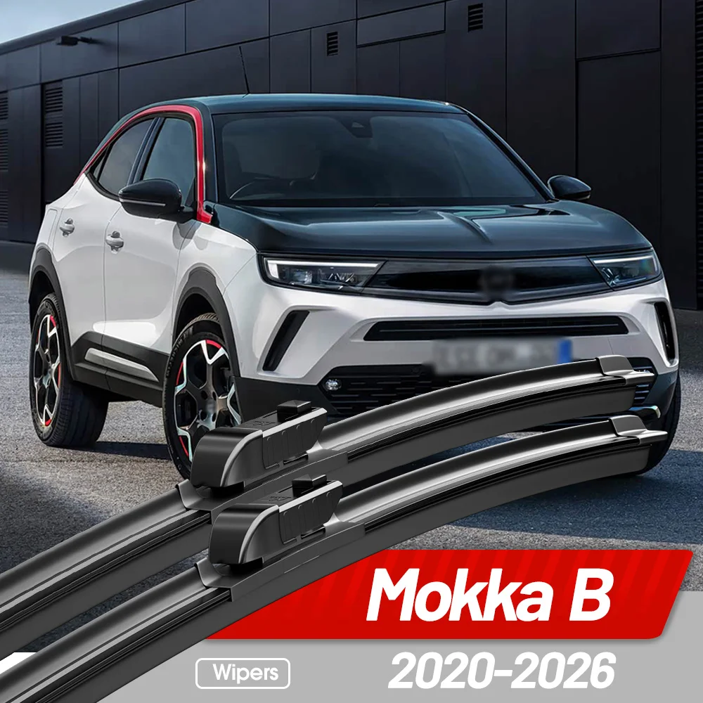 For Opel Mokka B 2020-2026 Front Wiper Blades Windshield Windscreen Window Accessories 24