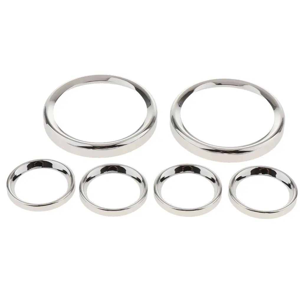 Plastic Speedometer Cover Kit Motorcycle Gauge Trim Ring Instrument Guard for Harley Street Glide 1996-2013 Replacement Parts