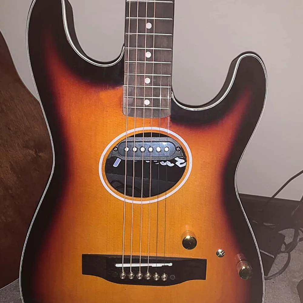 

​Pre-wired ​Guitar Soundhole Pickup​ ​6 String​ ​With Volume Tone​ ​Soundhole Pickup Set​ ​With Screws​ ​Soundhole Harness​